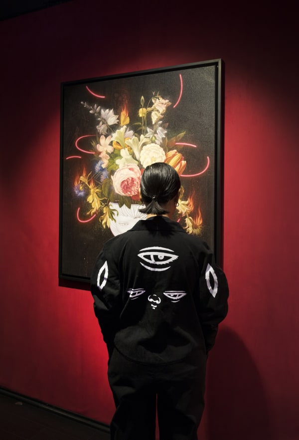 Dcg Neon And Fire Vanitas By Alex Face Dcg Rome Opening Event 2023 50 Photo Courtesy Of Federica Iannella