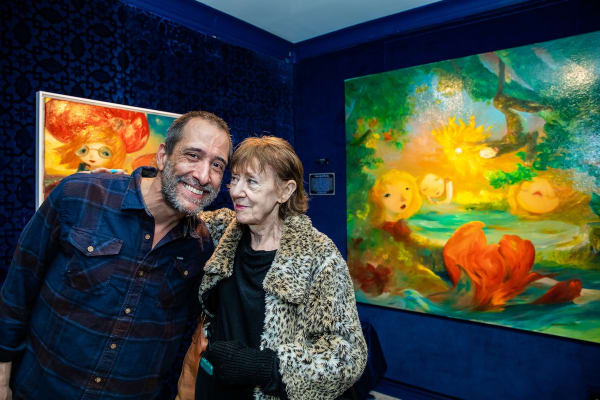 Dcg London Between The Wrinkles By Joe Sorren Opening Reception 12 Joe Sorren With Guest Photo Courtesy Of Tiffany Lin