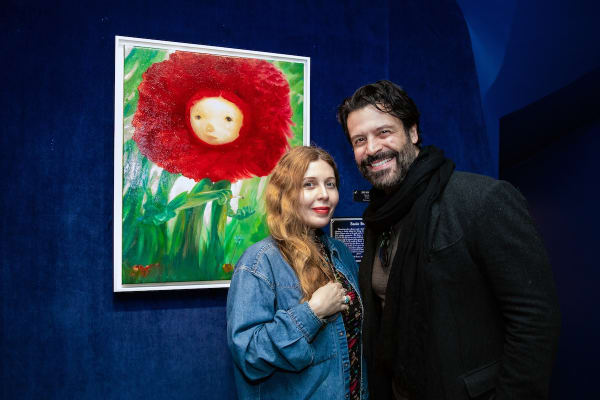 Dcg London Between The Wrinkles By Joe Sorren Opening Reception 17 Alexandra Mazzanti And Christian Vit Photo Courtesy Of Tiffany Lin