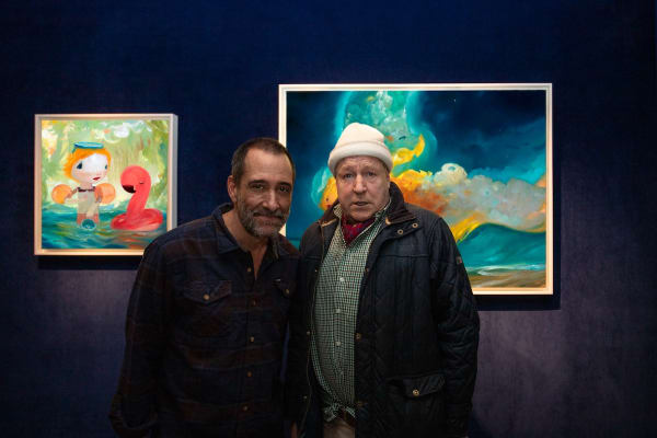 Dcg London Between The Wrinkles By Joe Sorren Opening Reception 15 Joe Sorren And Paul Freud Courtesy Of Ameliebolshoi Photography