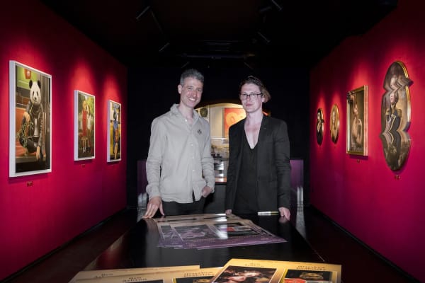 Dcg Rome Opening Pictures Weaponised Nostalgia Solo Exhibition By Ben Ashton Artists Matthew Grabelsky And Ben Ashton Courtesy Of Dorothy Circus Gallery And Federica Iannella 2