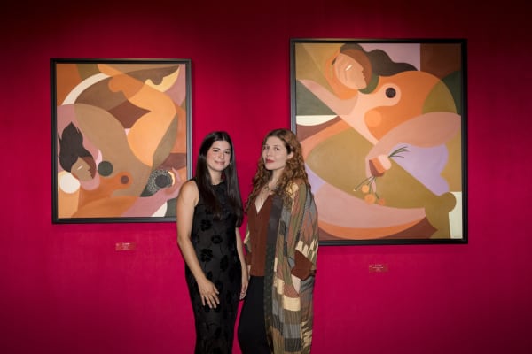 Dcg Rome As Es La Vida By Liz Flores 2024 Opening Reception 1 Liz Flores And Alexandra Mazzanti Photo Courtesy Of Dcg And Federica Iannella Png