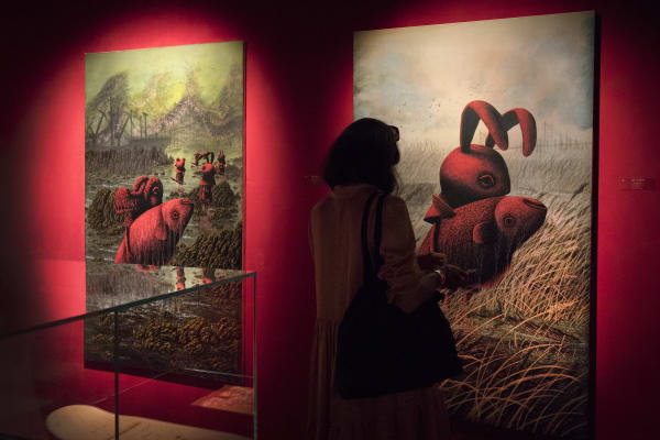 Dcg Rome Opening Pictures Masquerade Pieta By Lee Gihun Courtesy Of Dorothy Circus Gallery And Federica Iannella 11