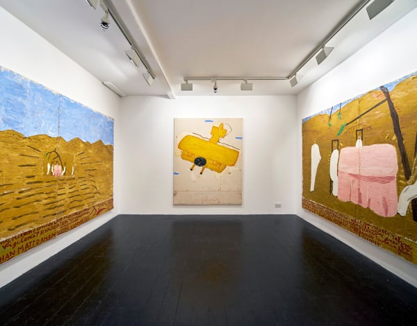 Rose Wylie Yellow Desert Paintings 10 Web