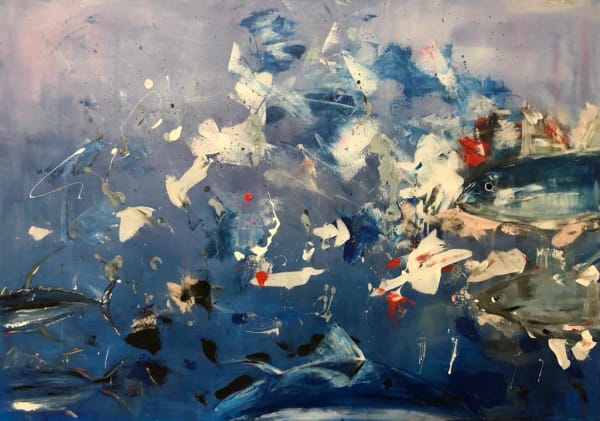 Corina Irsik, Atum. One day a fisherman got a big fish, 2021