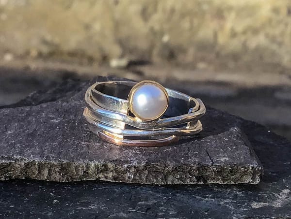 Jewellery , Pearl Ring by Susanna Hanl, 2021