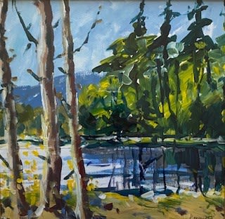 Loch Reflections, Loch Kinnord by Kathleen Bremner