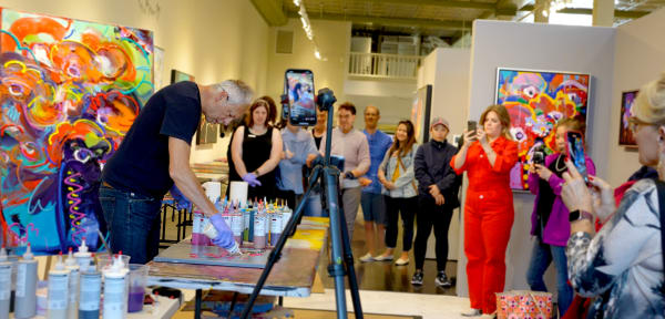 Live Painting with Simon Bull