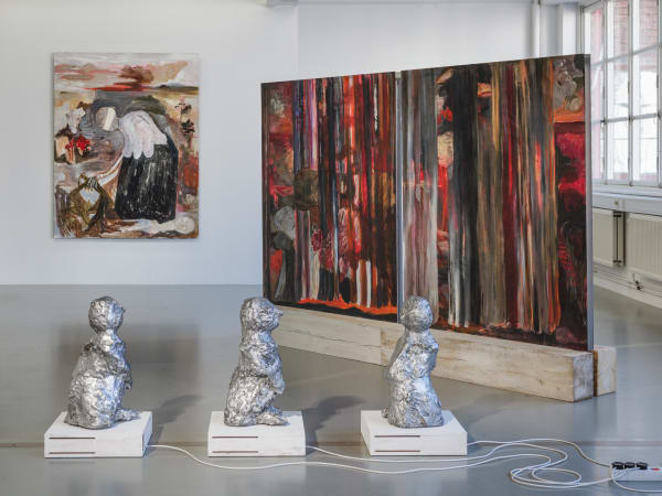 Installation view, Karin Lind, Under ögonlocket, 2024, Galleri Duerr. Photo: Jean-Baptiste Béranger.