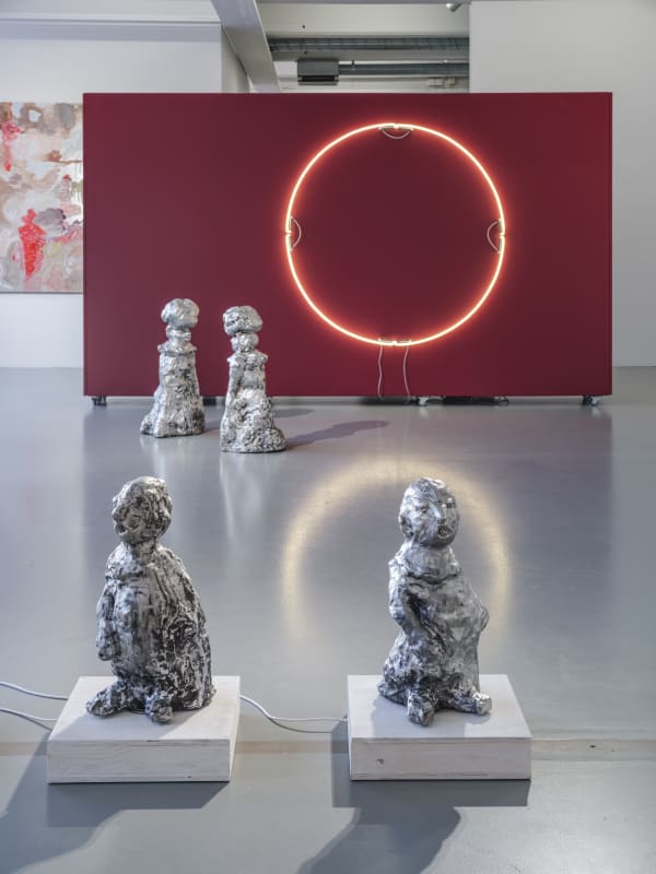 Installation view, Karin Lind, Under ögonlocket, 2024, Galleri Duerr. Photo: Jean-Baptiste Béranger.