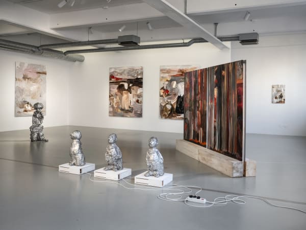 Installation view, Karin Lind, Under ögonlocket, 2024, Galleri Duerr. Photo: Jean-Baptiste Béranger.