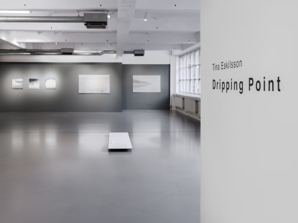 Installation view, Tina Eskilsson, Dripping Point, 2024, Galleri Duerr. Photo: Jean-Baptiste Béranger.