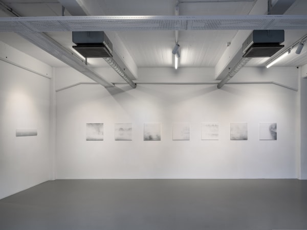 Installation view, Tina Eskilsson, Dripping Point, 2024, Galleri Duerr. Photo: Jean-Baptiste Béranger.