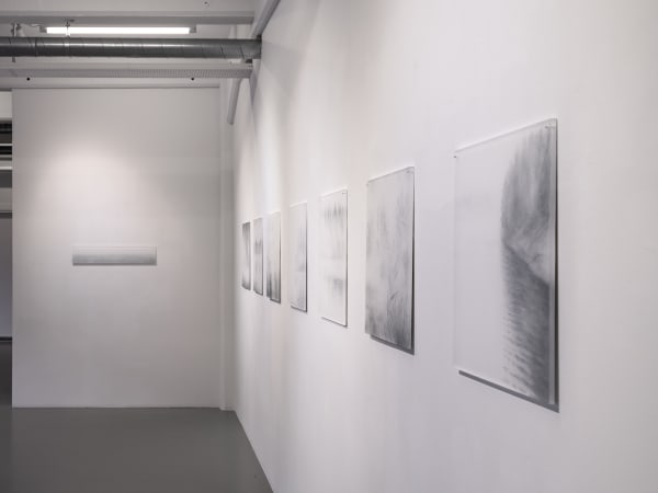 Installation view, Tina Eskilsson, Dripping Point, 2024, Galleri Duerr. Photo: Jean-Baptiste Béranger.