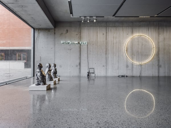 Installation view, Karin Lind, Market Extended, 2025, Galleri Duerr. Photo: Jean-Baptiste Béranger