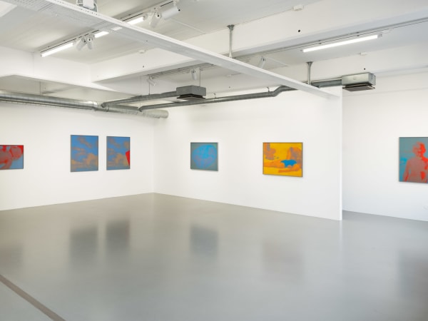 Installation view, Eva-Teréz Gölin, Transparency and Its Shadows, 2025, Galleri Duerr. Photo: Hendrik Zeitler