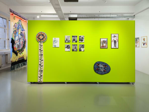 Installation view, Jag bär berget, du bär mig, Valeria Montti Colque, Galleri Duerr. Photo: Jean-Baptiste Béranger.