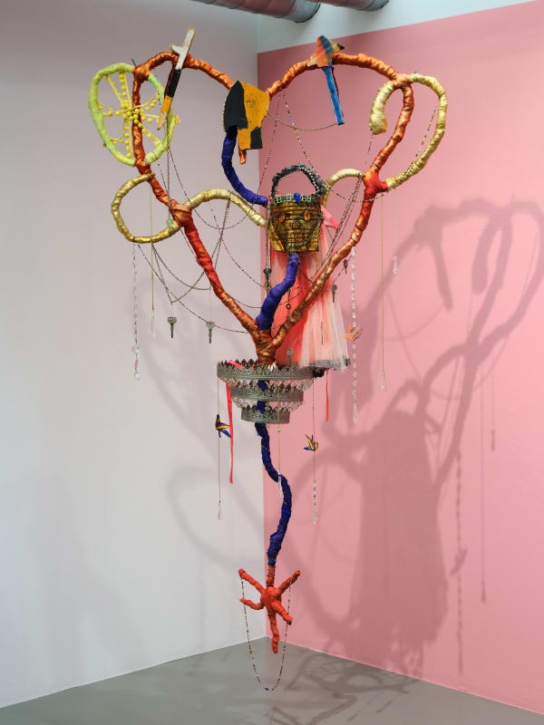 Installation view, Jag bär berget, du bär mig, Valeria Montti Colque, Galleri Duerr. Photo: Jean-Baptiste Béranger.