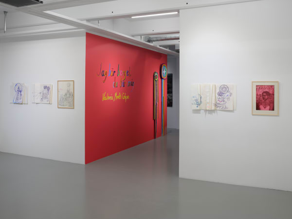 Installation view, Jag bär berget, du bär mig, Valeria Montti Colque, Galleri Duerr. Photo: Jean-Baptiste Béranger.