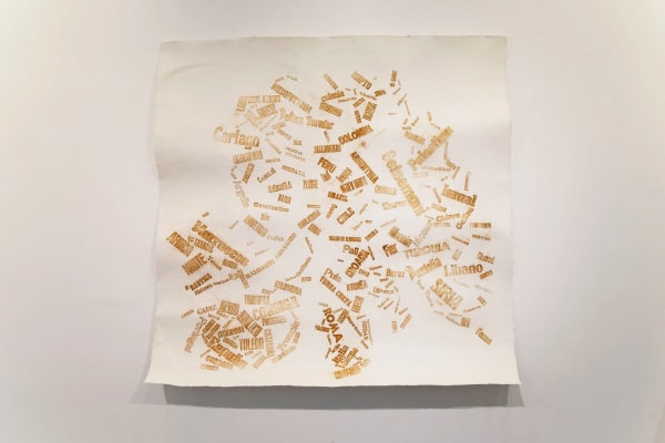 Mapa Mundi Hierro Y Aceite Miler Lagos Gem