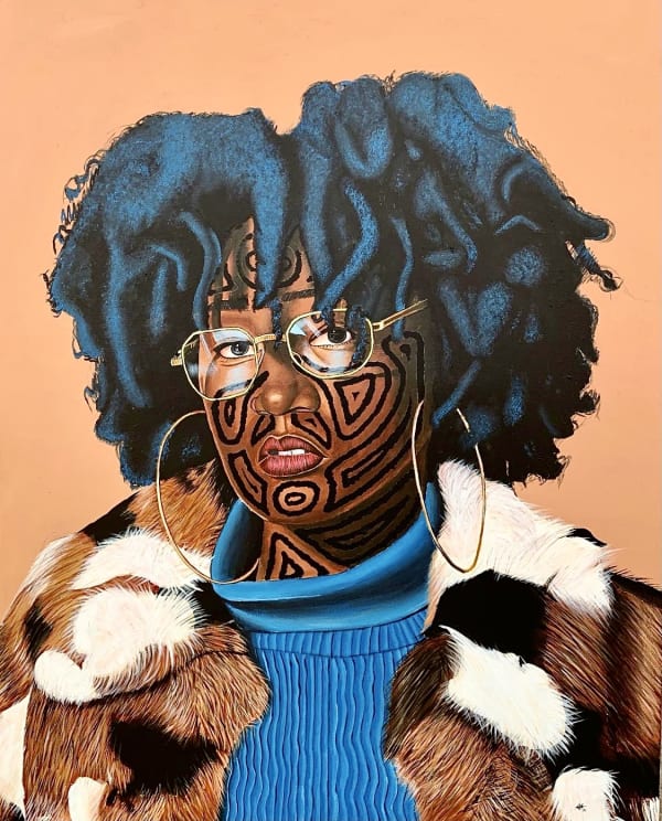 Olawale Kolawole, Lady in Fur 1, 2020/21