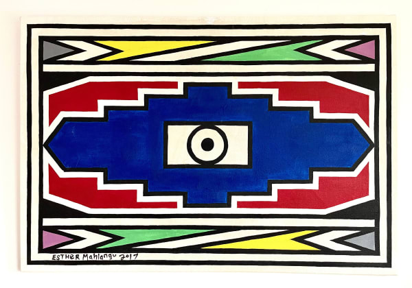 Esther Mahlangu, ABSTRACT 90, 2017