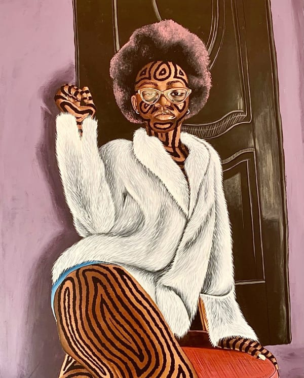 Olawale Kolawole, Lady in Fur 2, 2020/21