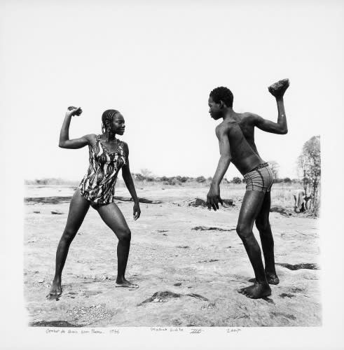 Malick Sidibé, Combat des amis avec pierres, 2007