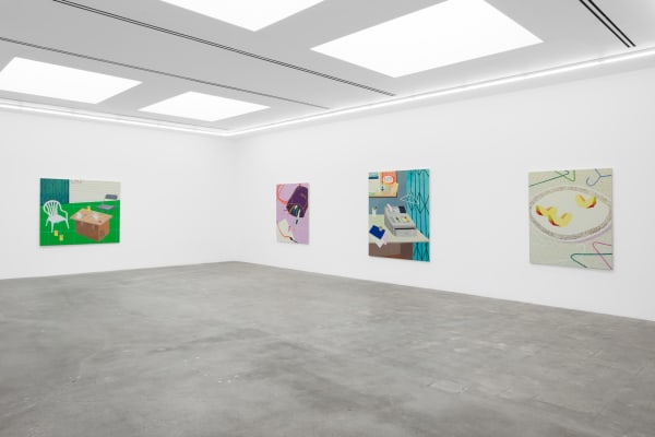 OFF THE CLOCK, 2022 (installation view) Various Small Fires, Los Angeles, CA, USA