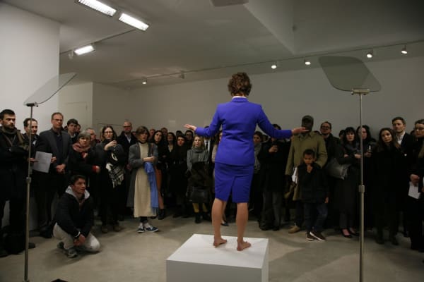 Stand Behind Me, 2013 (performance documentation image)