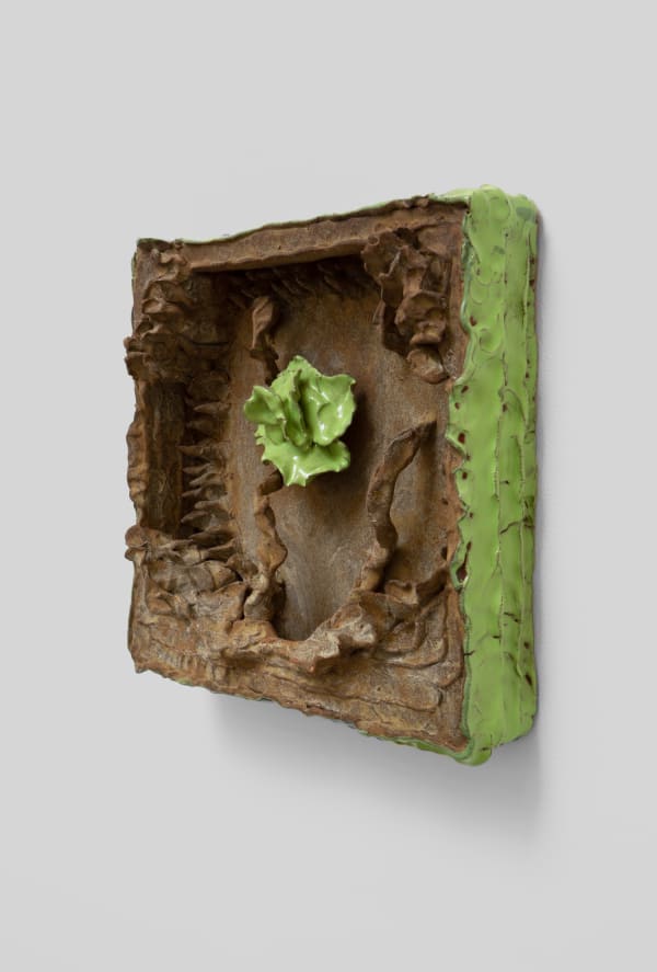 Lizette Hernandez Regeneración, 2021 Glaze on stoneware 12 x 11 x 3 in 30.5 x 27.9 x 7.6 cm