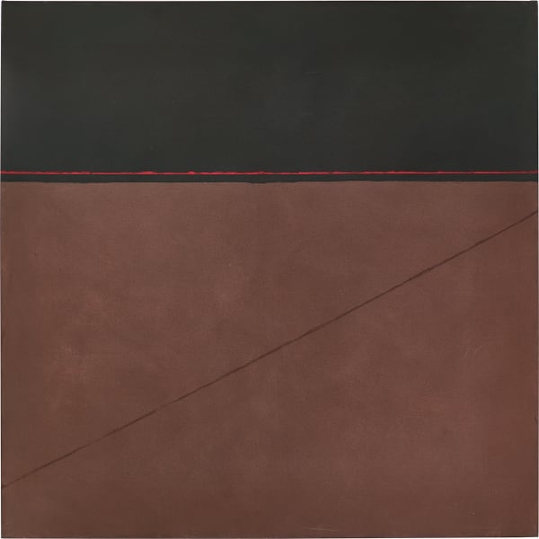 Virginia Jaramillo, Origin Legend, 1972, Oil on canvas, 182.9 x 182.9 cm, 72 x 72 in