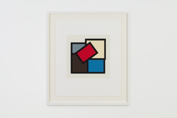 Mary Webb, Russia I, 1998, Screenprint on paper, 57.4 x 49.9 cm, Framed 71 x 64 x 3.5 cm