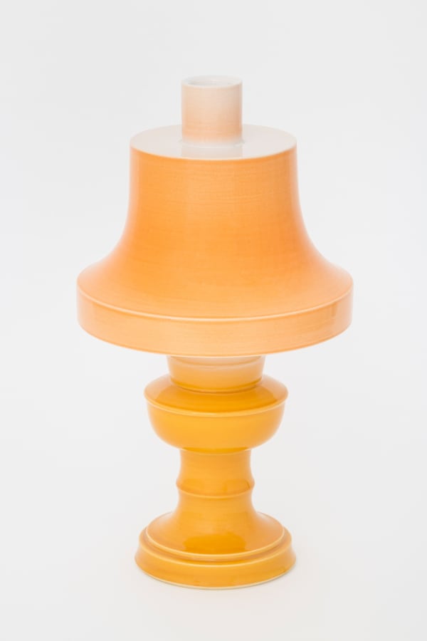 Richard Slee, Lamp, 2002, Glazed ceramic, 44 x 23 cm, 17 3/8 x 9 1/8 in