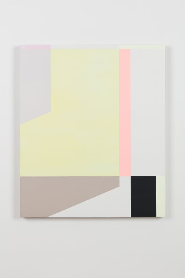 Andrew Bick, OGDVS-GW [detail] D, 2016, Acrylic, oil, watercolour, and wax medium on linen on wood, 76 x 64 x 3.5 cm, 29 7/8 x 25 1/4 x 1 3/8 in