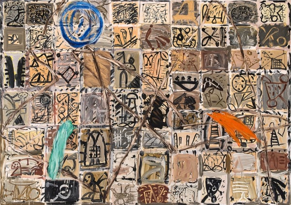 Basil Beattie, Legend, 1986, Oil on canvas, 257.5 x 364.5 cm, 101 3/8 x 143 1/2 in