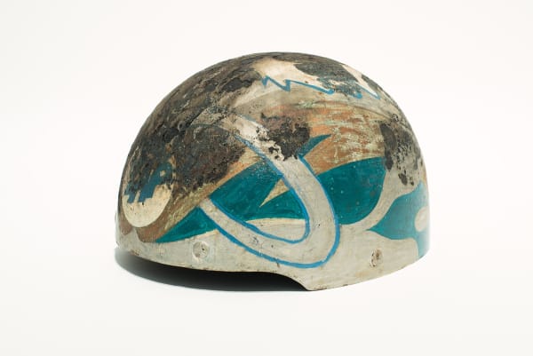 Jeff Keen, Zap Helmet, 1967, Enamel, 12.5 x 16.5 x 21 cm, 4 7/8 x 6 1/2 x 8 1/4 in