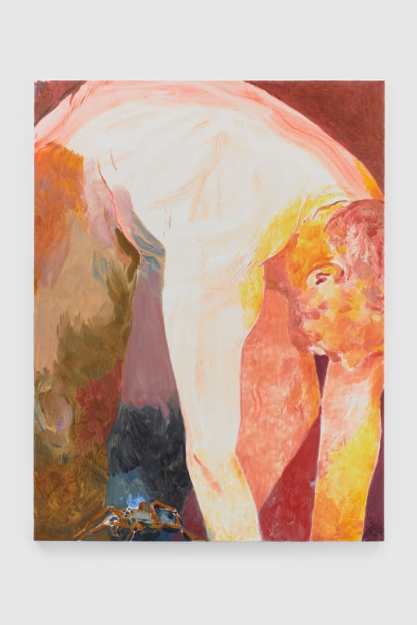 Installation View of Anthony Cudahy, crouched, 2021