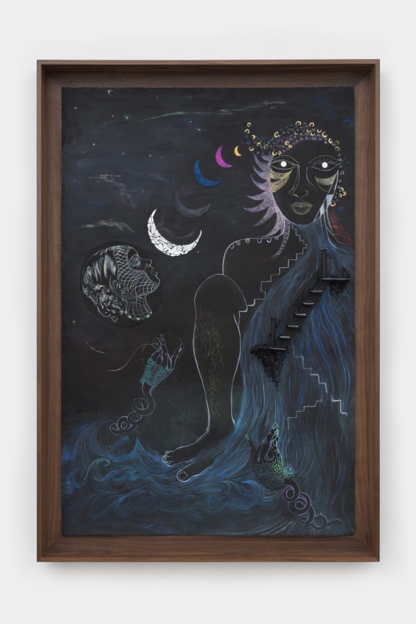 Chitra Ganesh, The Five Sisters (Amma/Akka. Sita, Meena, Jaya, Gita), 2021