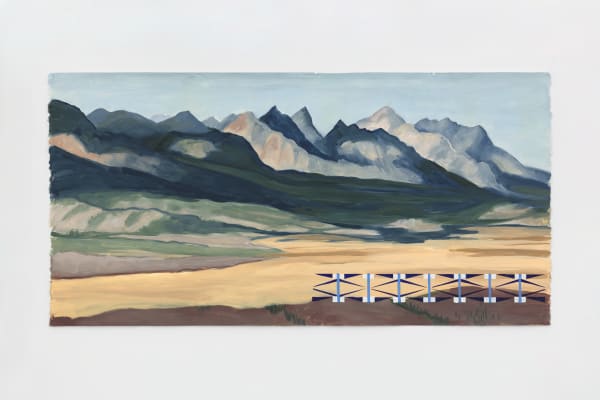 Kay Walkingstick, Salmon River Valley and the Sawtooth Range Version II, 2023