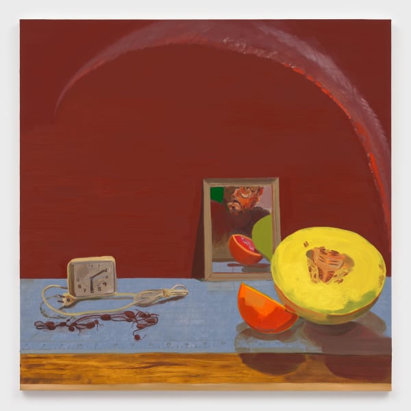 Anthony Cudahy Still Life With Ocular Migraine 2024 Oil On Linen 121 9 X 121 9 X 3 2 Cm 48 X 48 X 1 1 4 In A Cud0259 Photo By Jsp Art Photography