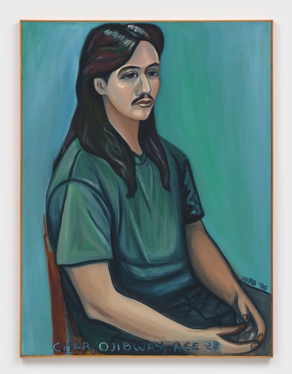 Shelley Niro Portrait Of A Living Room Char Ojibway 1990 Oil On Canvas 123 2 X 93 3 Cm 48 5 In X 36 75 In S Nir0012 Photography By Jsp Art Photography