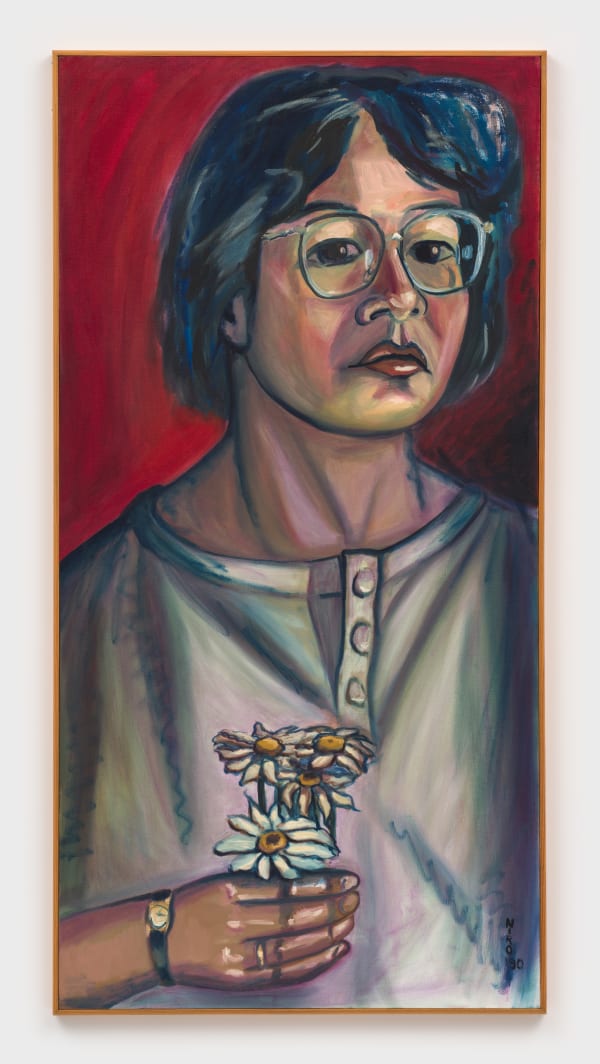 Shelley Niro Portrait Of The Artist Age 36 1990 Oil On Canvas 123 2 X 63 5 Cm 48 5 X 25 In S Nir0014 Photography By Jsp Art Photography