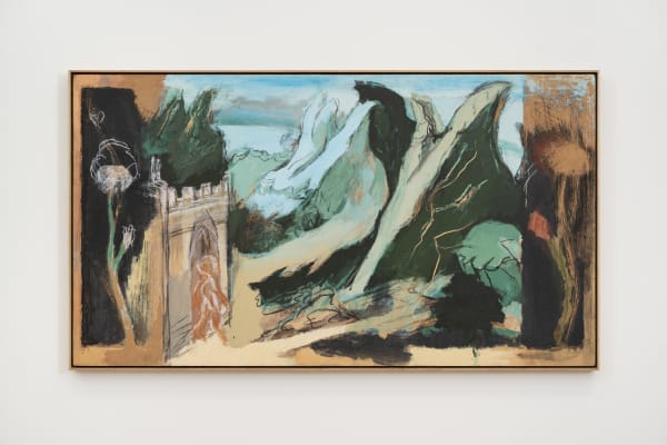 Ken Kiff After Giovanni Di Paolo 1 1992 1993 Acrylic On Board Framed 70 X 124 X 4 5 Cm K Kif0079 Photo By Damian Griffiths