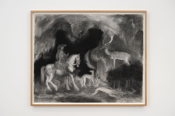 Ken Kiff After Pisanello 1 1992 Pastel On Paper Framed 89 5 X 108 5 X 4 5 Cm K Kif0097 Photo By Damian Griffiths