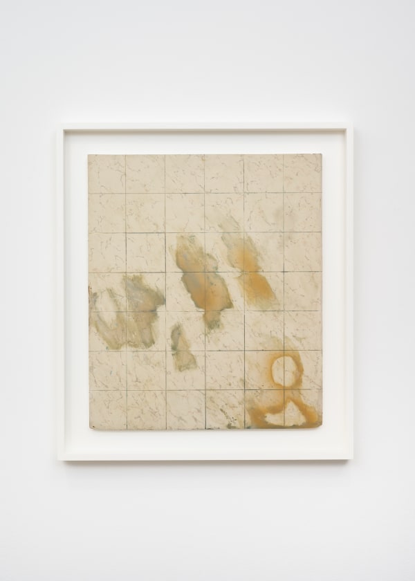 Prunella Clough Subway Figure Passing 6 1982 Cellulose Paint Spray And Formica On Board 71 X 60 5 Cm P Clo0006 Damian Griffiths