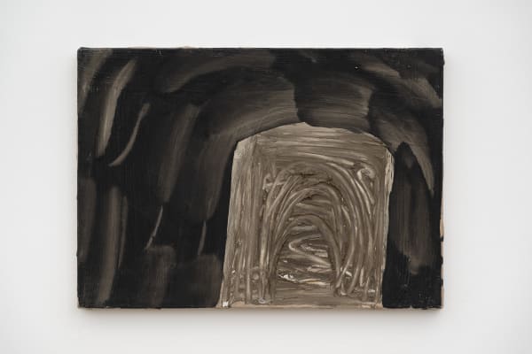 Basil Beattie Back Of Beyond 1995 Oil On Canvas 25 5 X 35 5 X 2 1 Cm 10 X 14 X 7 8 In B Bea0079 Photo By Damian Griffiths