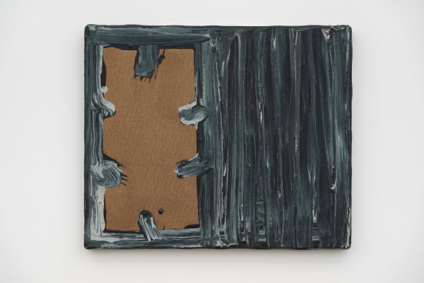 Basil Beattie Exit 1 1995 Oil On Canvas 25 4 X 30 5 X 2 2 Cm 10 X 12 X 7 8 In B Bea0049 Photo By Damian Griffiths