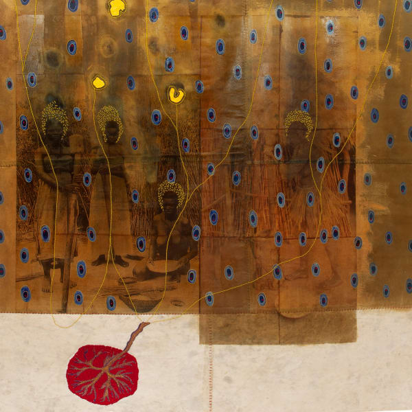 Detail of Tuli Mekondjo, Nayitsuwe / Let the Grains be Pounded, 2022