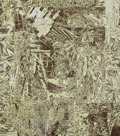Roger Kelly, Raft, 2009, Acrylic on canvas, 210 x 185 cm, 82.74 x 72.89 in